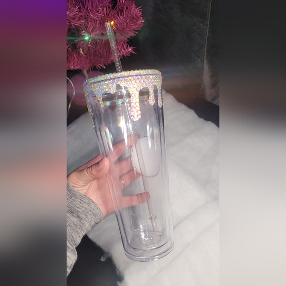 Drip Rhinestone Tumbler - Picture 3 of 5
